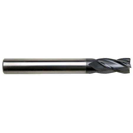 1/8 Diameter X 1/8 Shank 0.015 Radius 4-Flute Corner Radius Typhoon Red Series Carbide End Mills